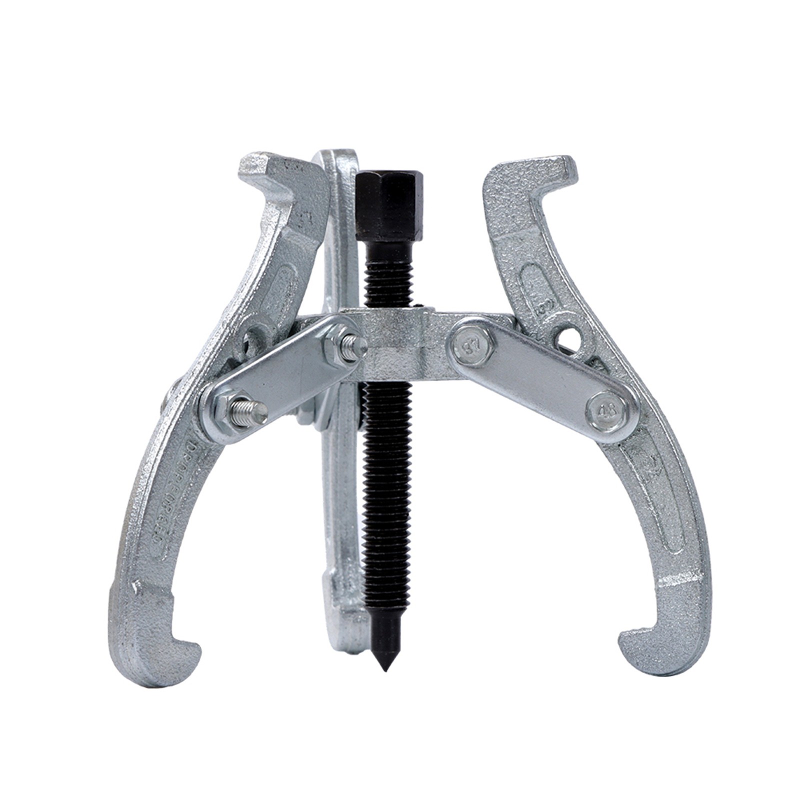 4 Pieces 3 Jaw Gear Puller Set Gear Bearing Race Pull Tool Kit 3″ 4″ 6″ 8″