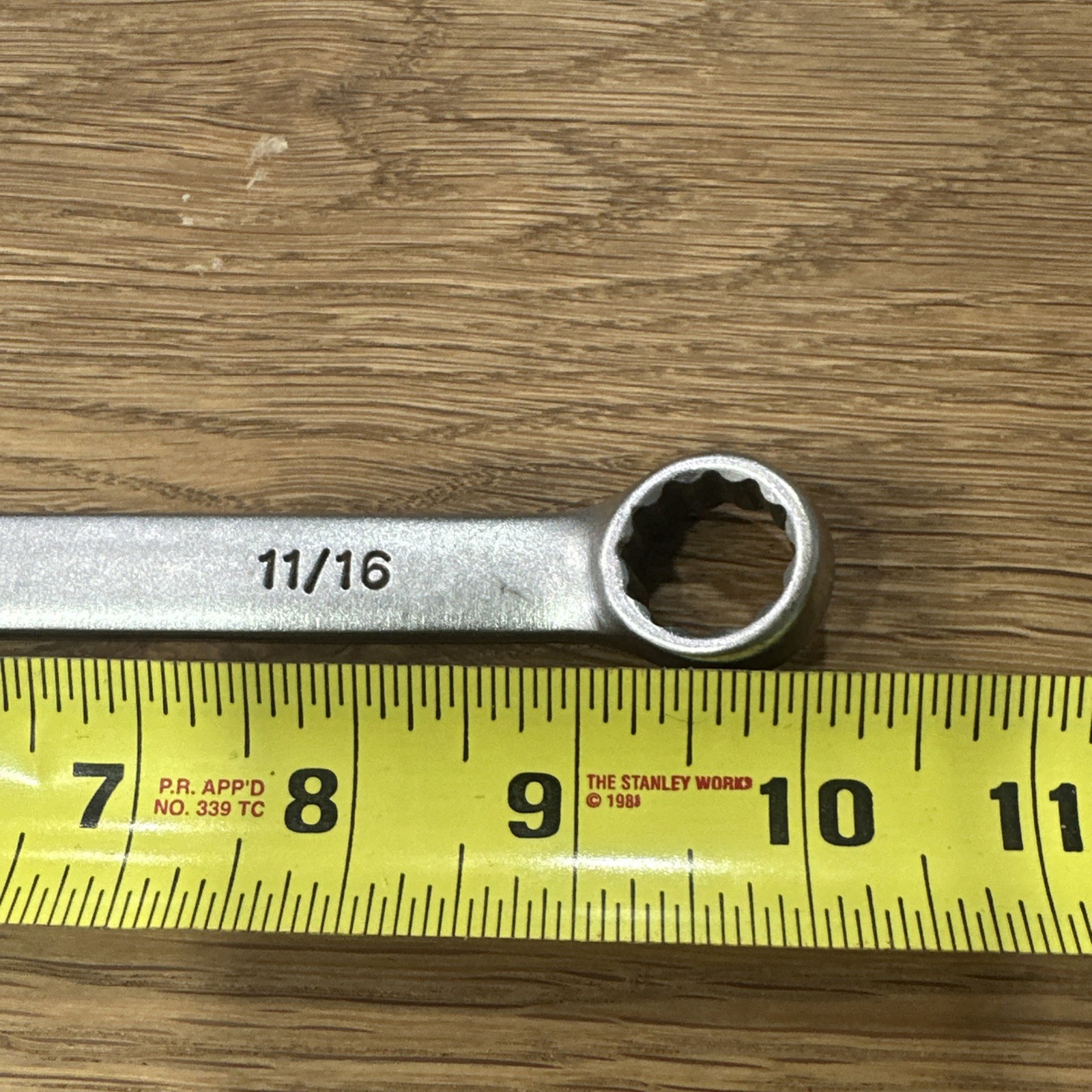 Bluepoint 11/16 12 Point Combination Box End Wrench BLPCW1116