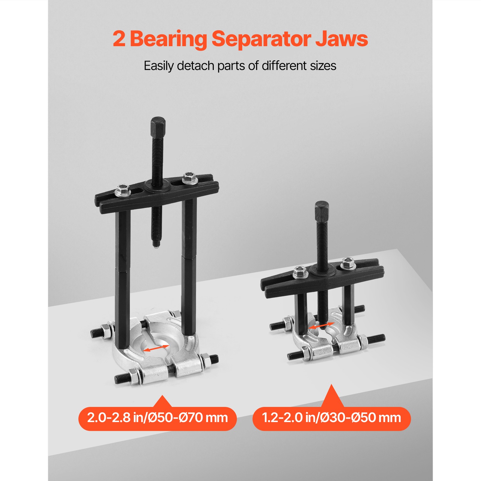 Uimoso 14-Piece Bearing Separator and Puller Kit with 5-Ton Capacity and Case