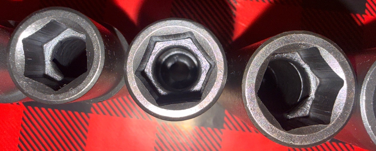 NOS WRIGHT TOOL 13pc SAE IMPACT SOCKET SET 1/2” Dr 6pt DEEP 3/8” – 1-1/8” USA