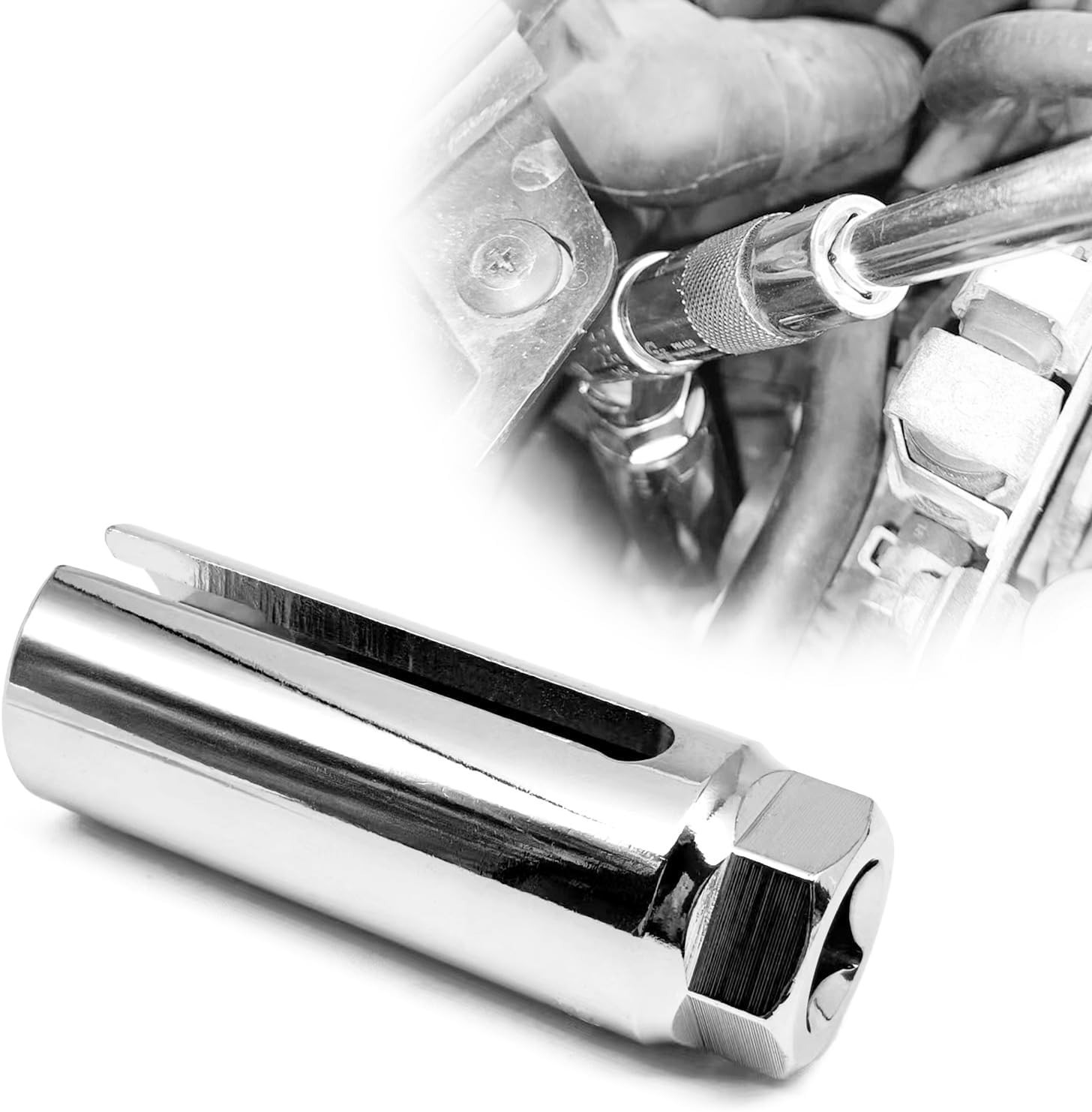 Chrome Molybdenum Oxygen Sensor Socket – Low Profile Design for Easy Access