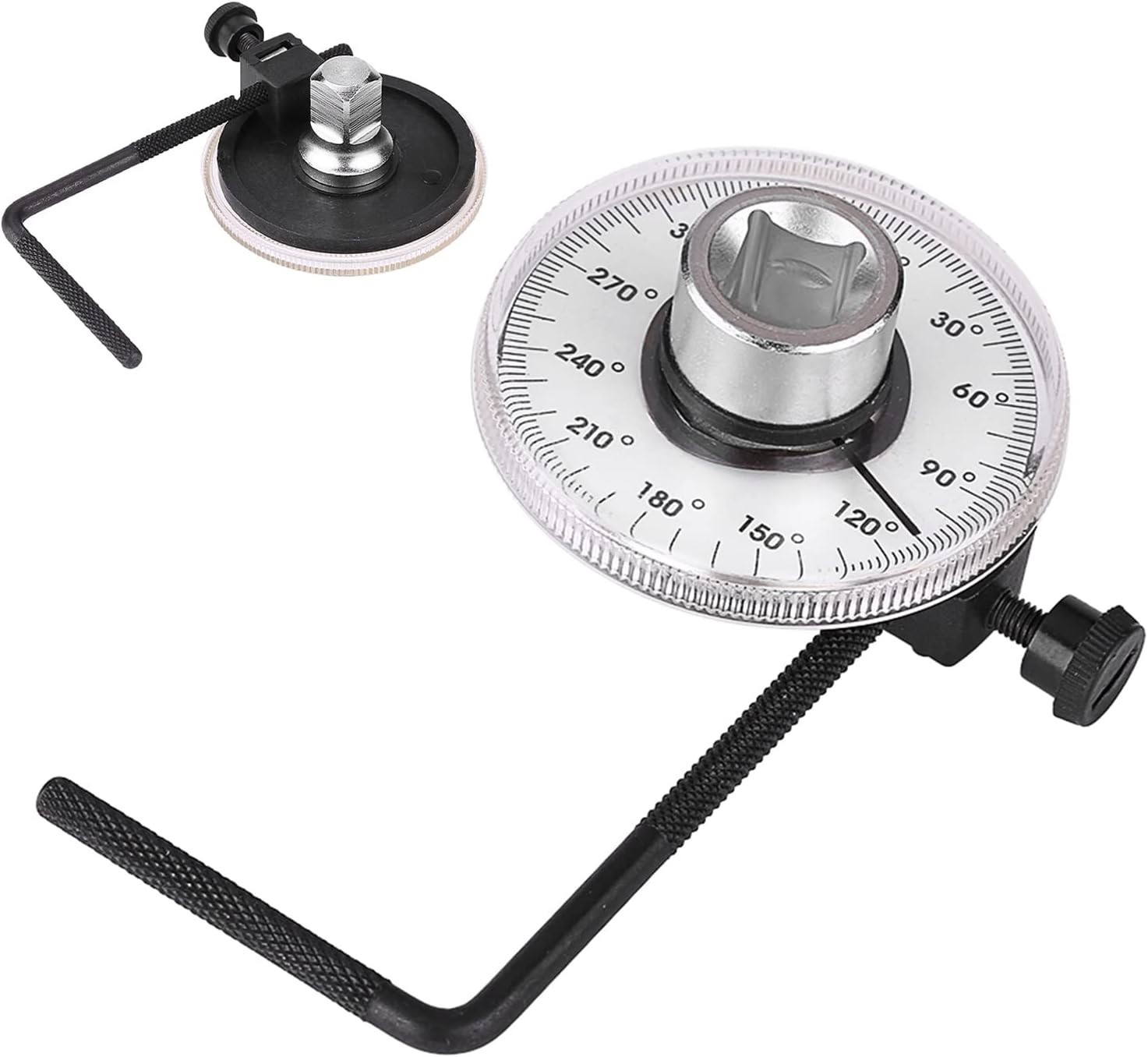 1/2-Inch Drive Torque Angle Gauge Adjustable 360 Degree Wrench