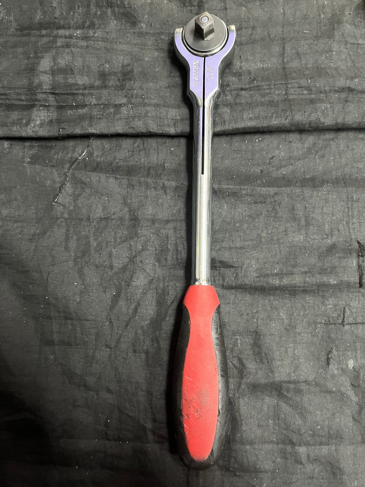 Mac Tools 1/2” Dr Swivel Head Quick Release Ratchet Soft Grip Handle