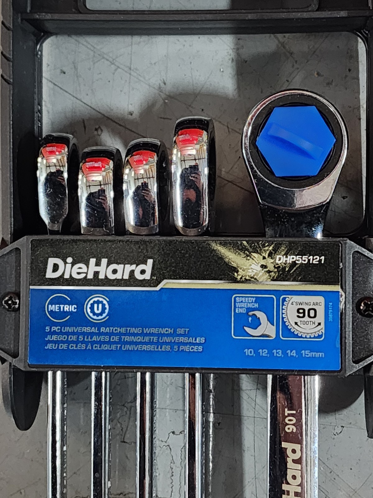 Diehard Ratcheting Wrench Set 90T