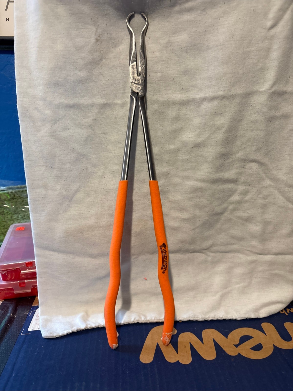 Pitsburgh Tools 915CP 15″ LONG REACH NEEDLE NOSE PLIERS – Excellent –
