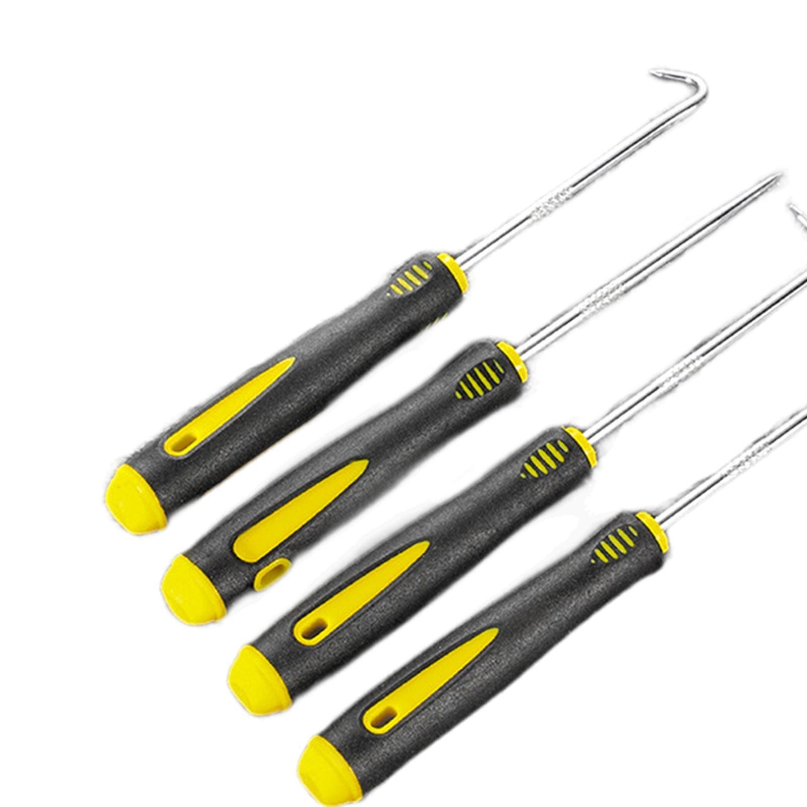 4x Universal Auto O Ring Seal Pick Hooks Gasket Puller Sturdy Precision for