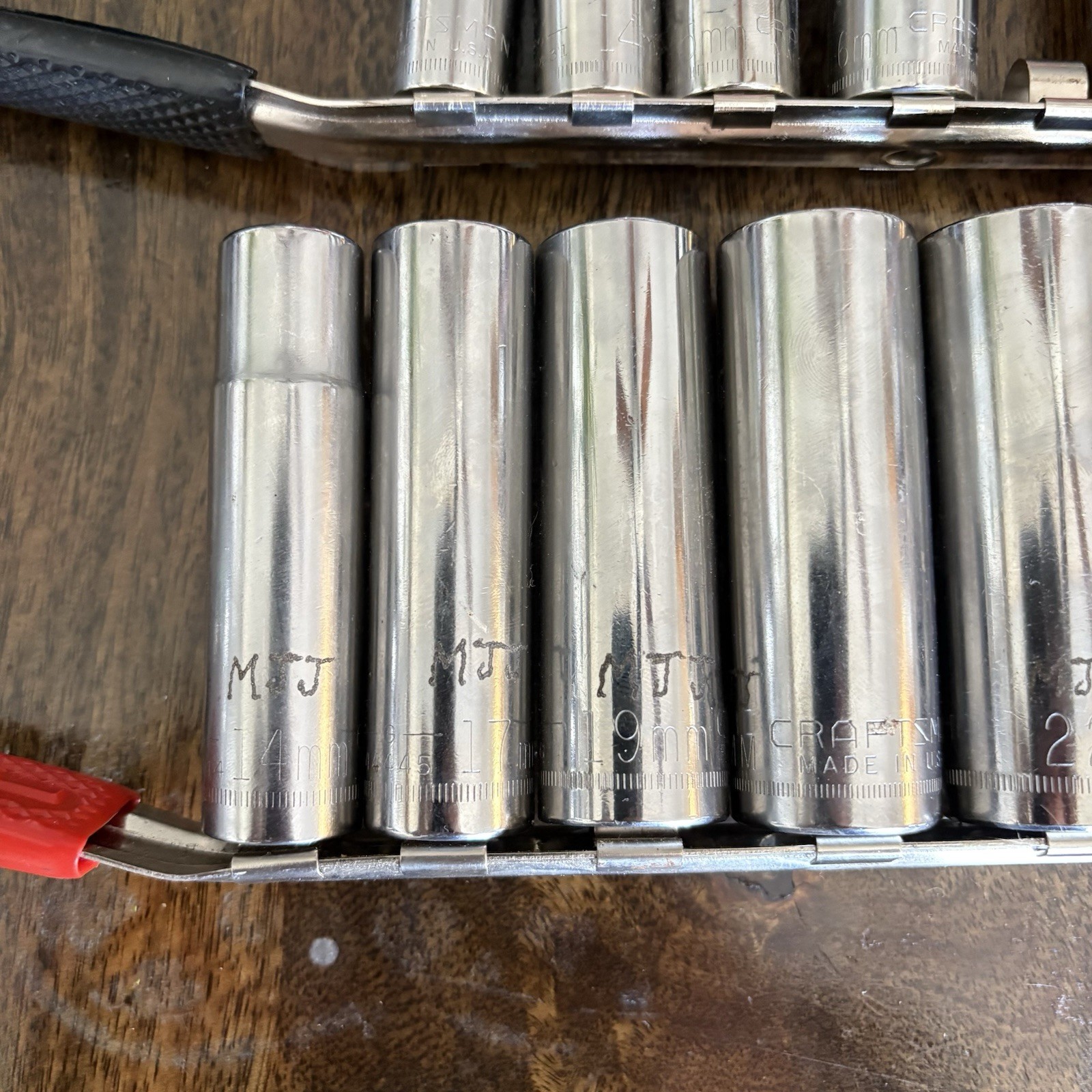 Craftsman Socket Set Lot VTG USA 1/4 3/8 1/2 Double Standard Metric Deep