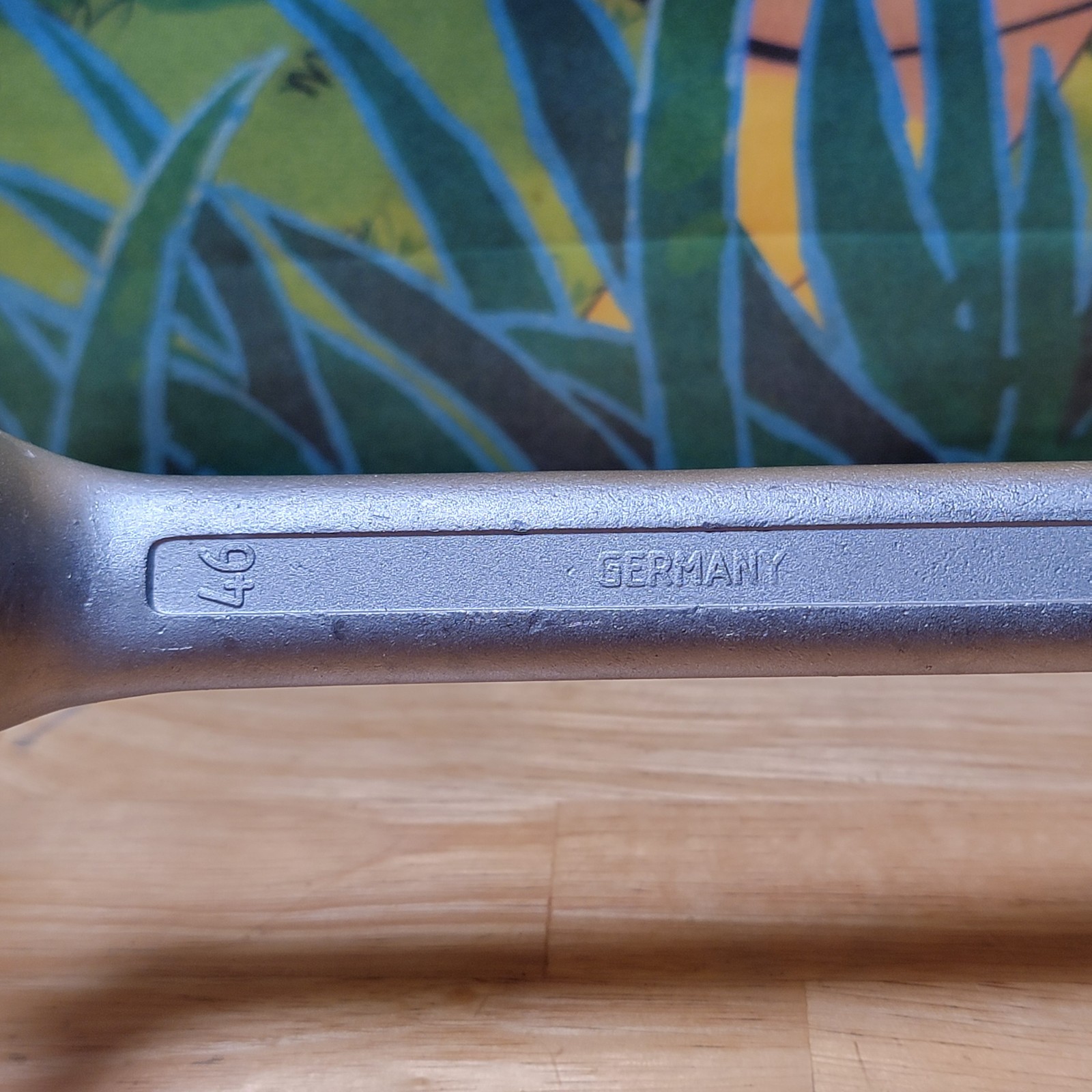 German made Belzer No. 2 Metric Deep Offset Double Box End Wrench 46mm 50mm