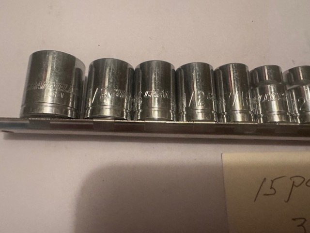 NEW OPEN BOX CHANNELLOCK 15 PC 3/8″ DRIVE 6 & 12 POINT METRIC / SAE SOCKET SET
