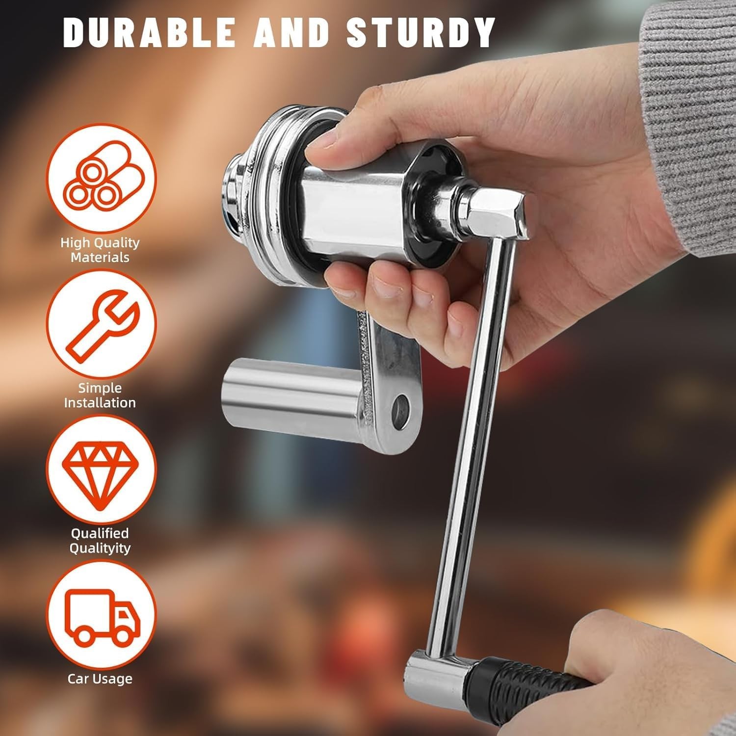 1/2″ Torsion Torque Multiplier Wrench – Lug Nut Remover for 17, 19, 21, 22 Tires