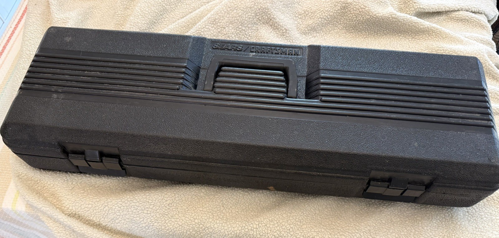 Sears Craftsman 25″ Heavy Duty Deluxe Truck Tool Box 9 65114 MADE IN USA Vintage
