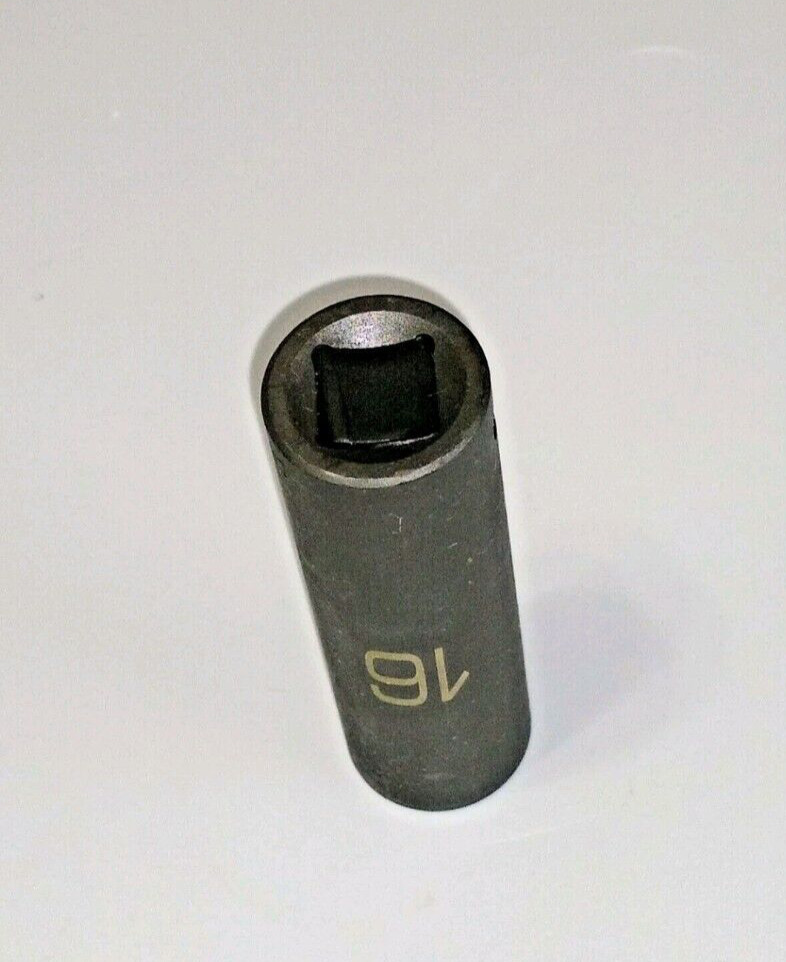 MATCO TOOLS «ADV» BDP16M6V, 3/8″ DR. 16MM. IMPACT SOCKET, 2.4″ DEEP, 6 PT. *DNR*