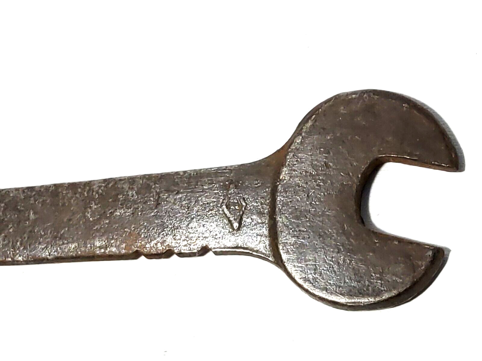 Diamond Emblem OPEN END WRENCH Notched on Side #385795 Vintage