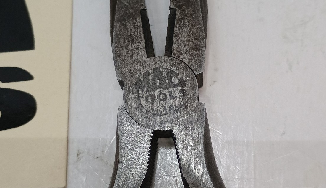 43- Mac Tools (3) Red Handle Grip Pliers P301714, P301820, M420G- Used