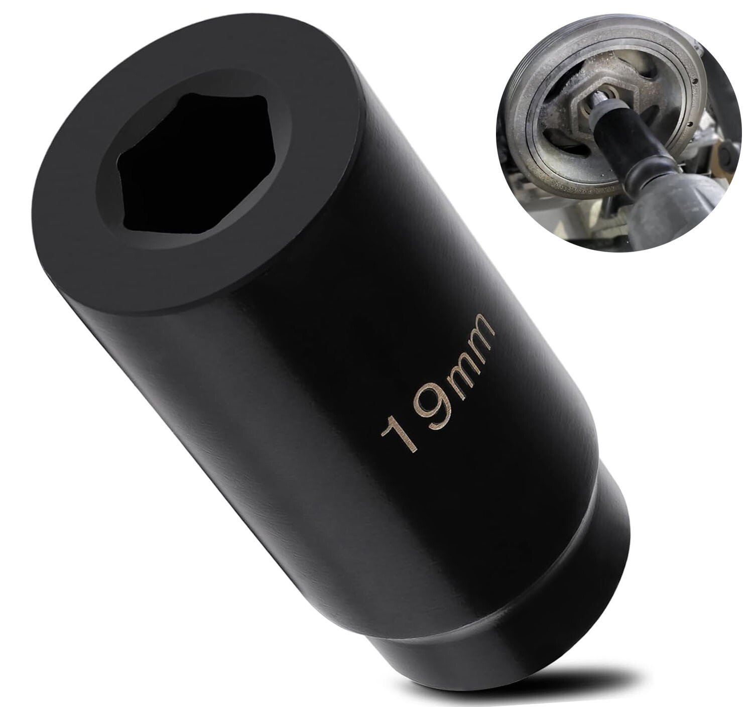 77080 Harmonic Balancer Socket Tool 19mm Crank Bolt Sockets For Honda Engines