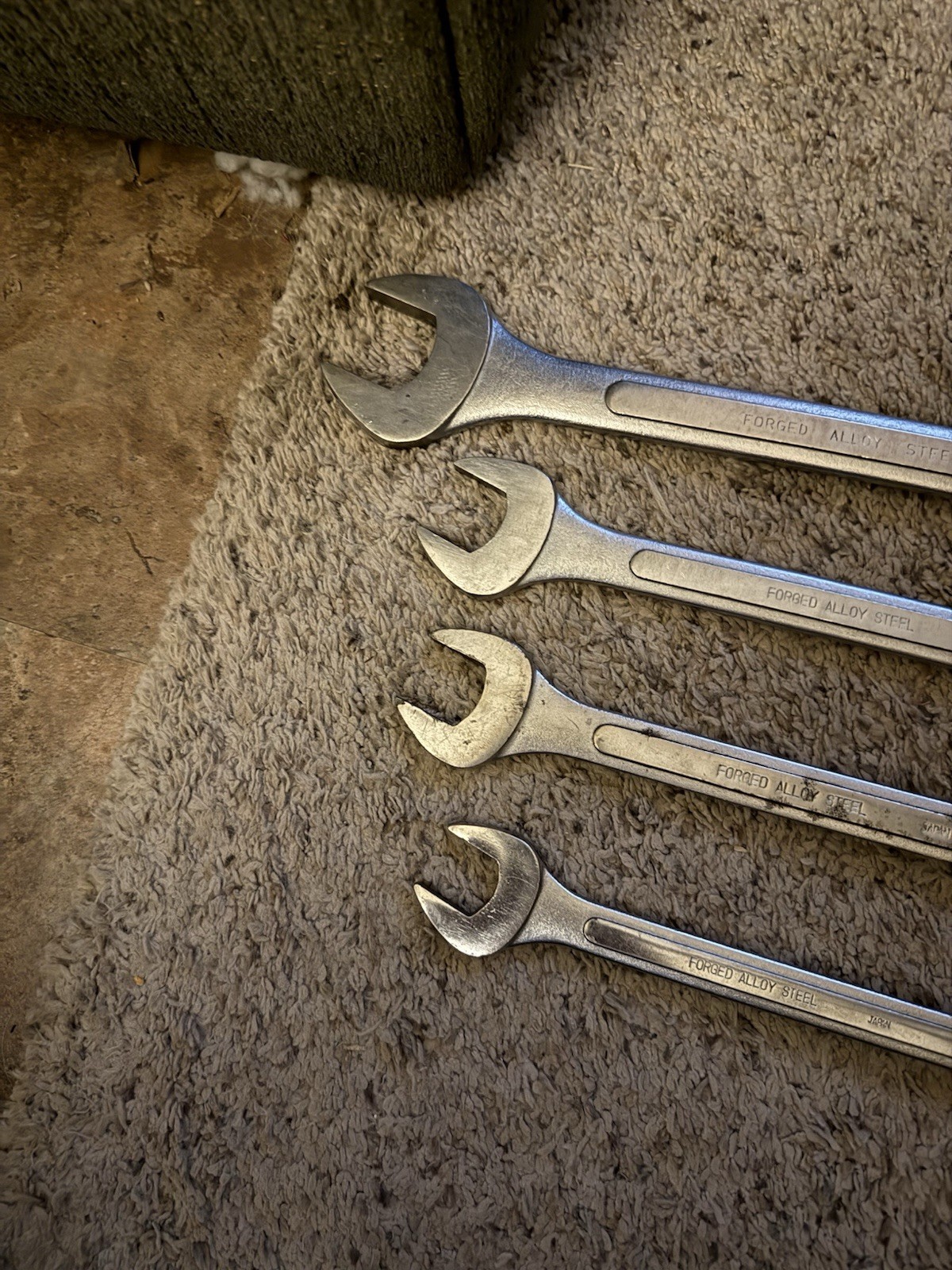 4 – VTG Continental Forged Alloy Steel SAE Combination Wrenches Japan