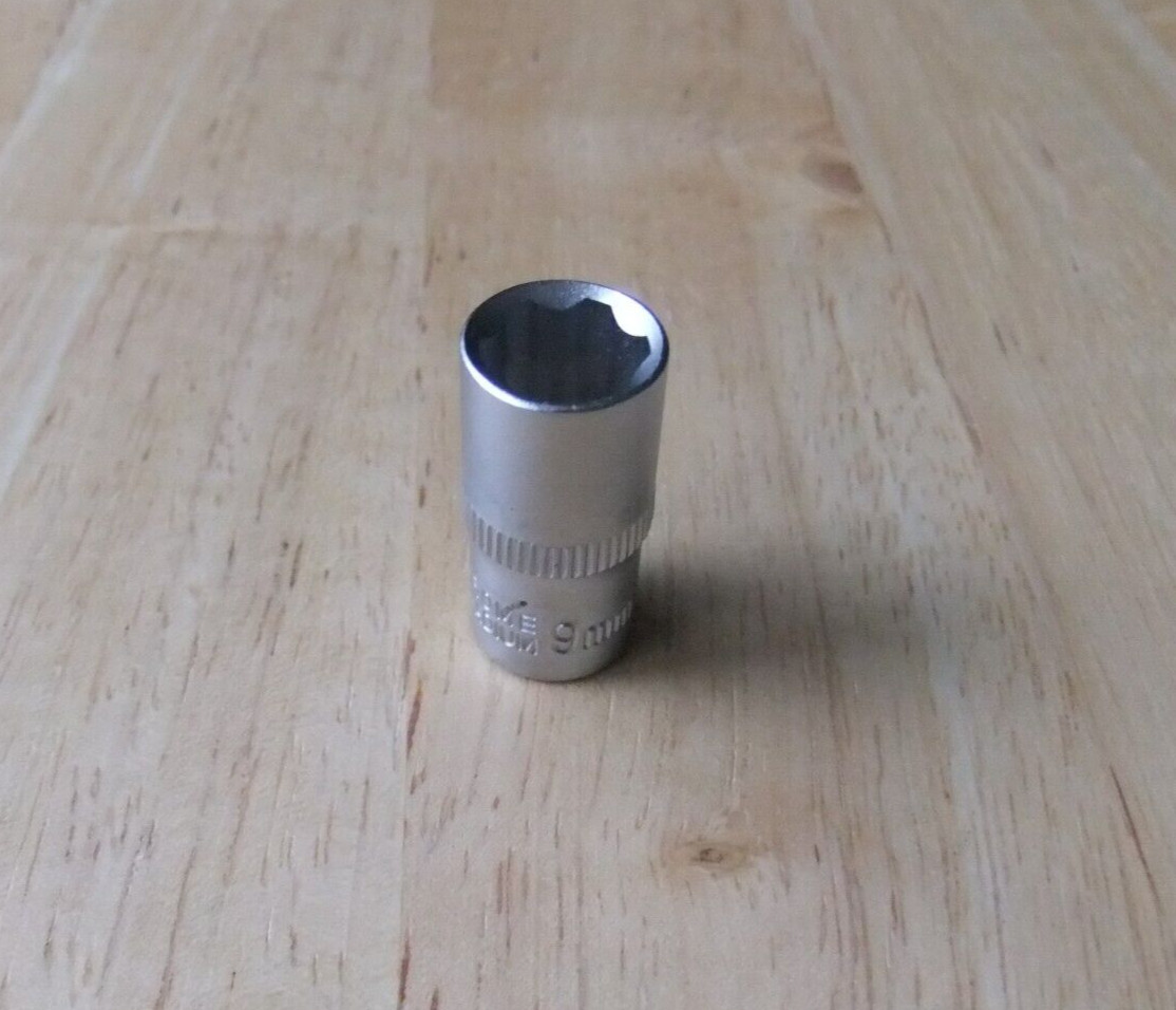 Welzh Werkzeug 9mm x 1/4 Drive Chrome Vanadium Socket – 24mm Long