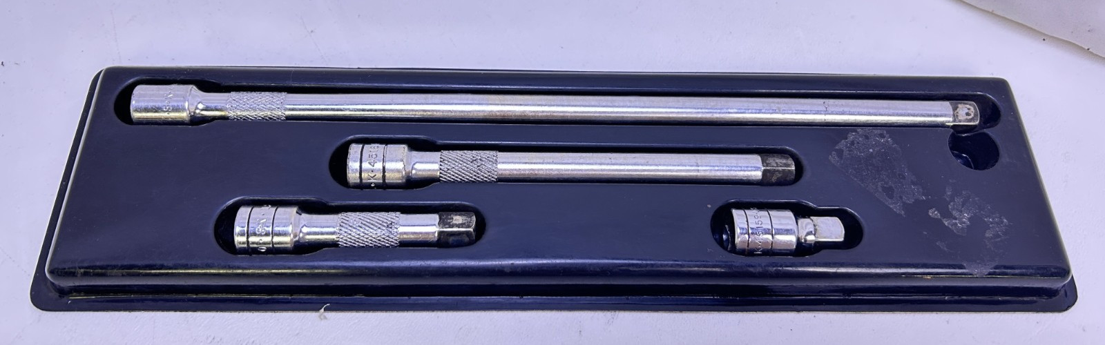 SK Professional Tools 4 Piece 3/8″ Drive Socket Wobble Extension Set 4524