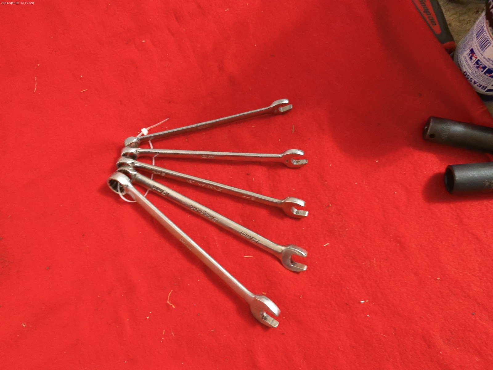 Snap On Combination Wrench 5Pc Set ~ 12 Point 10,11,12,13,14,15mm ~ OEXM