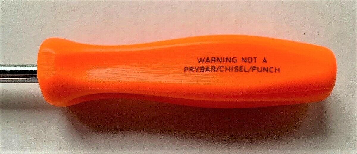 *NEW* Snap-On Tire Valve Core Removal Tool ORANGE HARD HANDLE, TR107AO BRAND NEW
