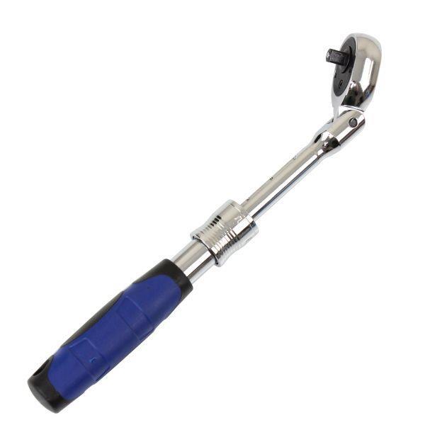 US PRO 1/4″ Dr 72 Teeth 180mm to 235mm Flexible Extendable Ratchet 4156