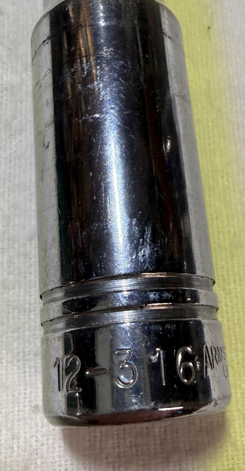 Armstrong Armaloy 1/2″ Drive 12 Point Deep SAE Socket Lot / Made in the USA