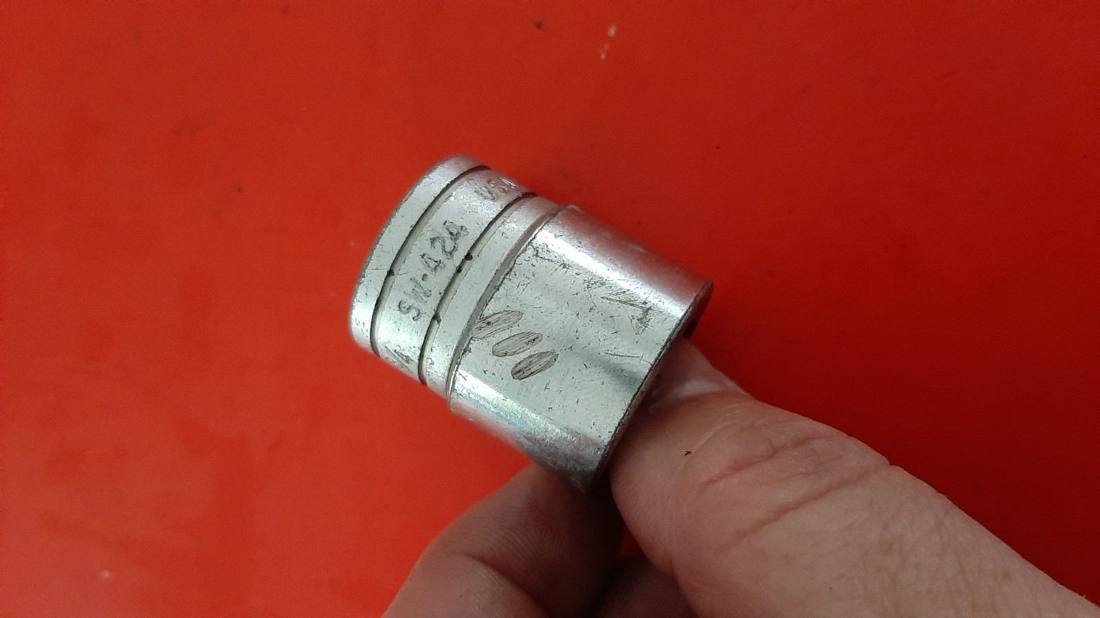 Snap On SW424 3/4″SAE 1/2″Drive 8pt Point Double Square Socket USA Owner Mark