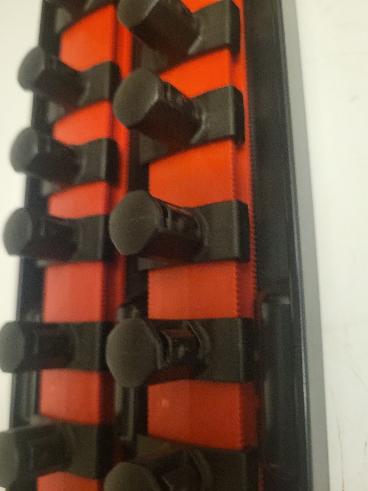 Ernst Manufacturing Socket Boss (2-Rail) 1/2-Inch-Drive Socket Organizer Rail