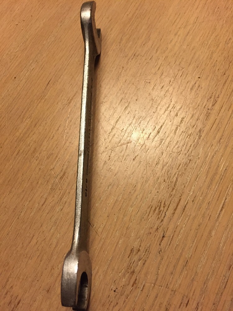Williams Superrench Tool USA Vintage Open End 5/8-9/16 Wrench 7″Long Free Ship