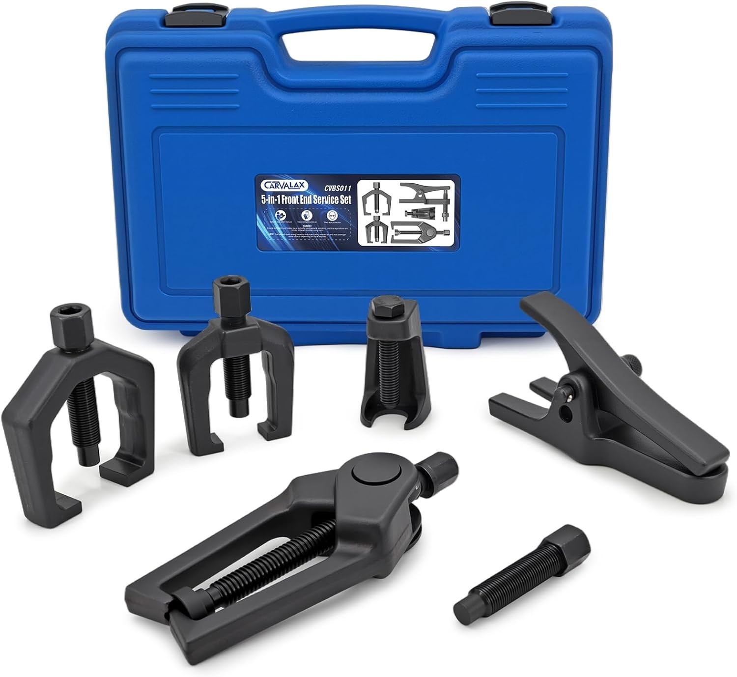 5-in-1 Front End Service Tool Kit for Automotive Repairs – Black Oxidized