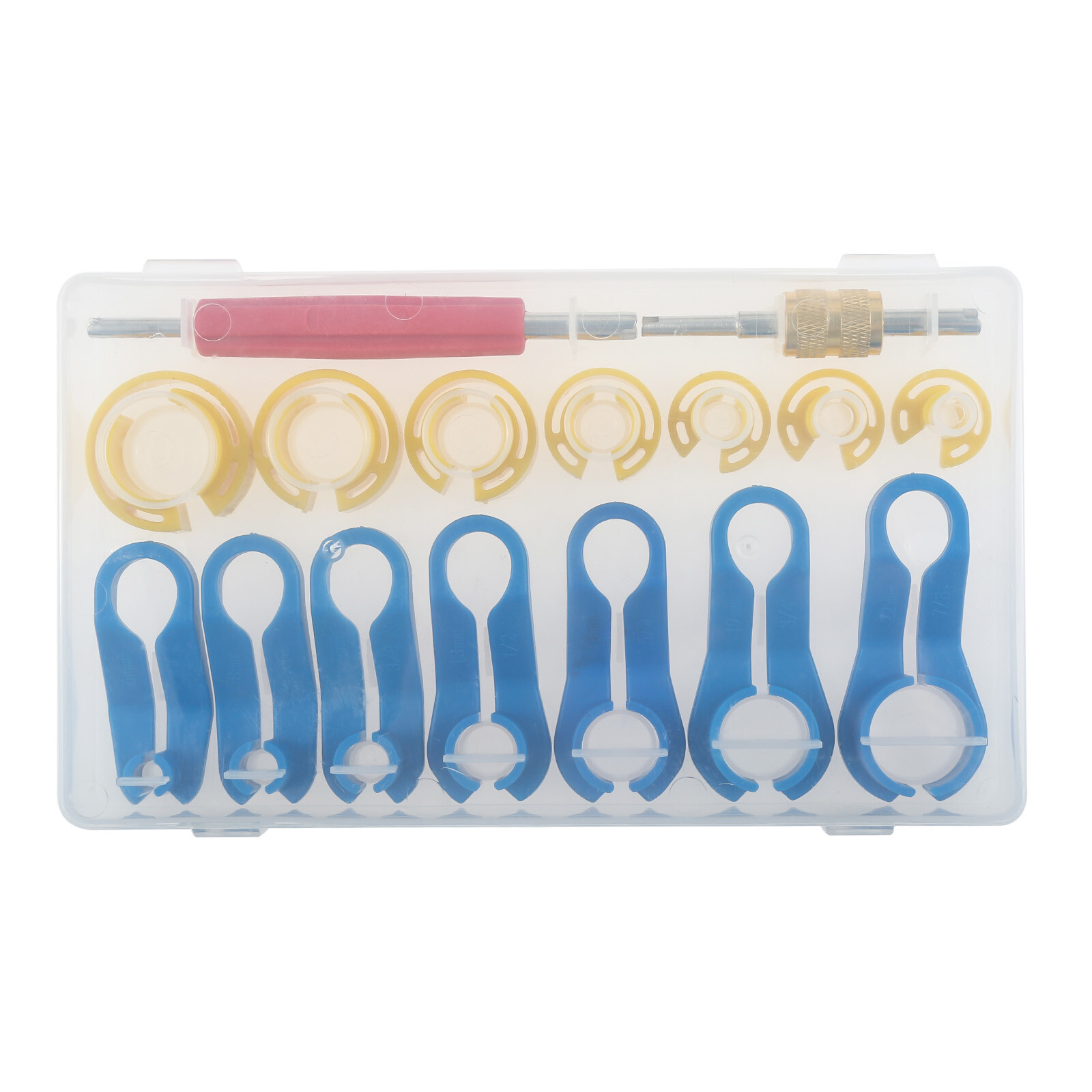 16PCS AC Disconnect Fuel Line Disconnect Tool Car Repair Tools w/ Storage Box