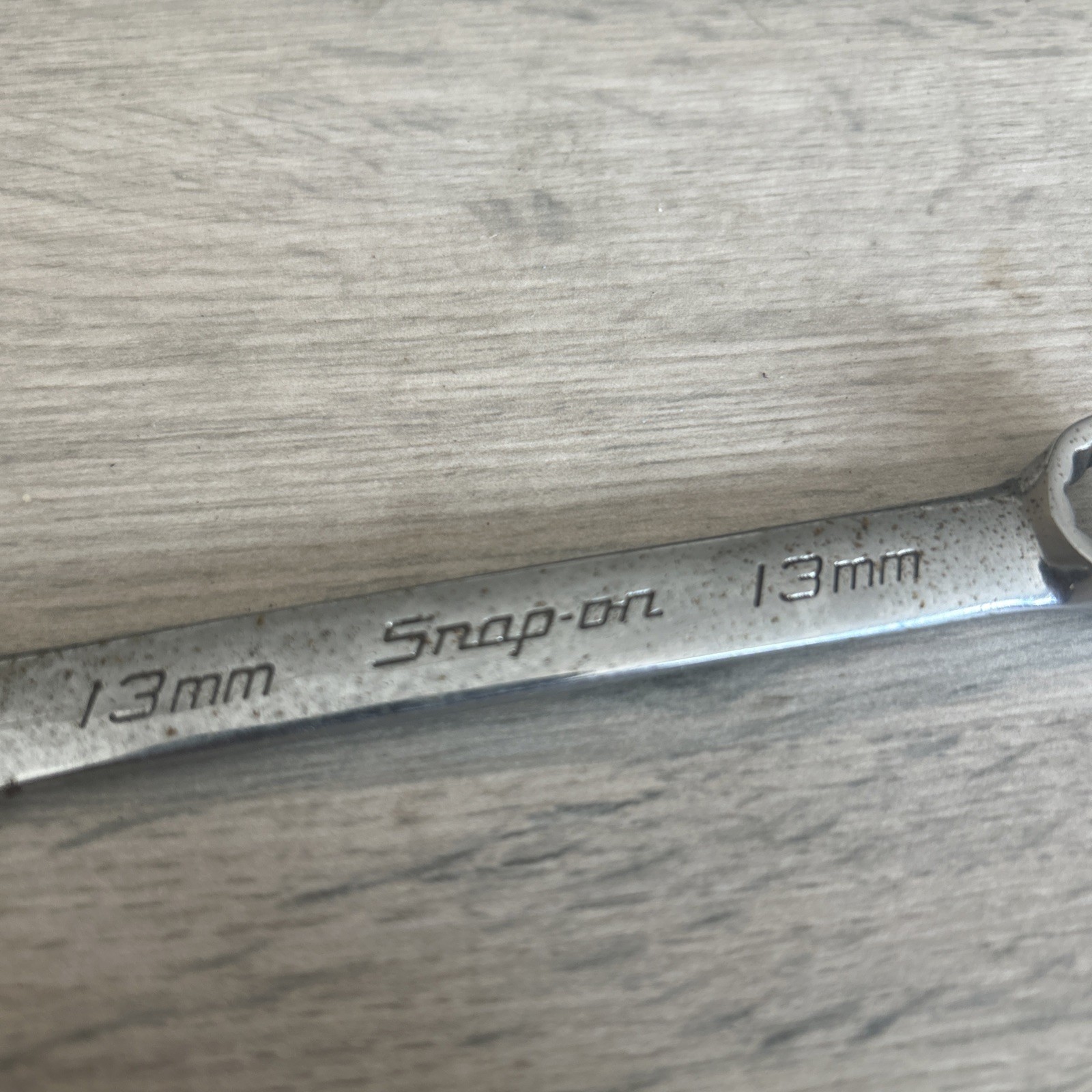 Snap-On Metric 13mm Short Chrome Combination Wrench Spanner 12 Point OEXM13B