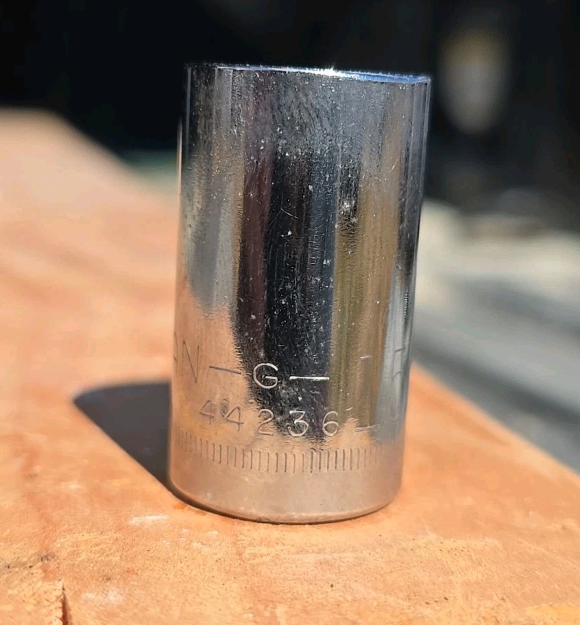 Craftsman 15mm Socket 12 Point 1/2″ Drive G 44236