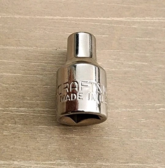 Craftsman USA 5/32″ Socket 6 Point 1/4″ Drive EE 43481