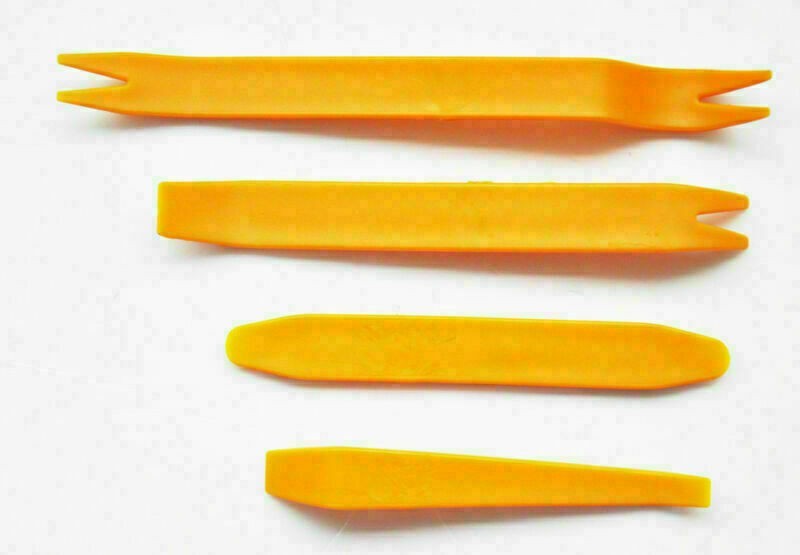4Pcs Car Trim Removal Tool Set Hand Tools Pry Bar Panel Door Interior Clip Kits
