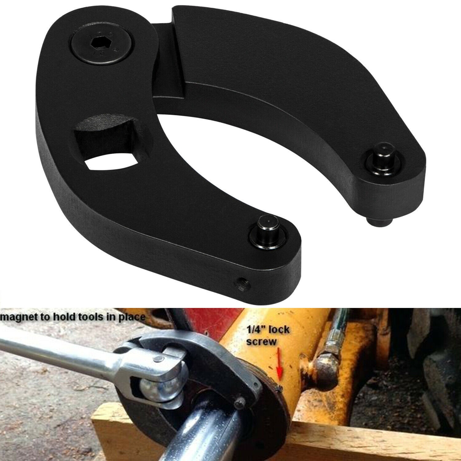 7463 Spanner Tool Set For Hydraulic Cylinders & 1266 Adjustable Gland Nut Wrench