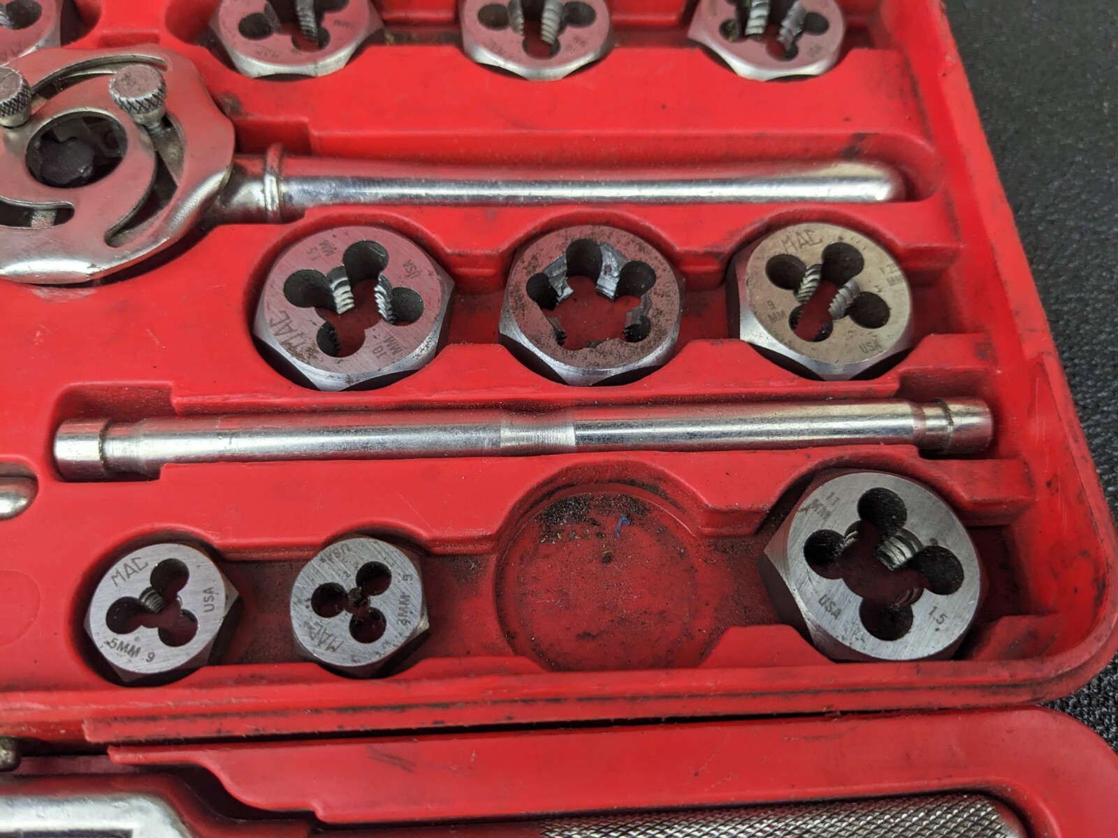 #bi973 Mac Tools 8017TS Metric Tap & Die Set