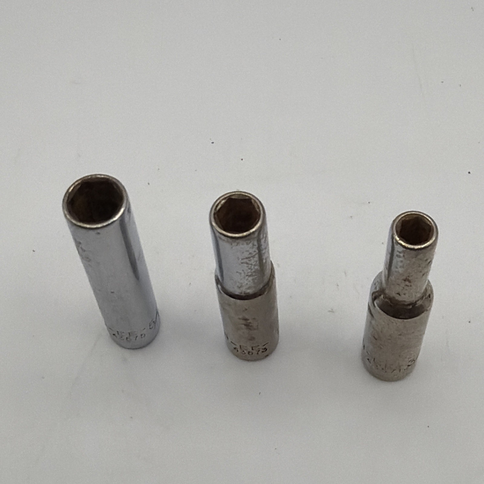 Craftsman USA Deep Well Socket 3/16, 1/4, 5/16″ 6 Point 1/4″ Drive EE 3 Sockets