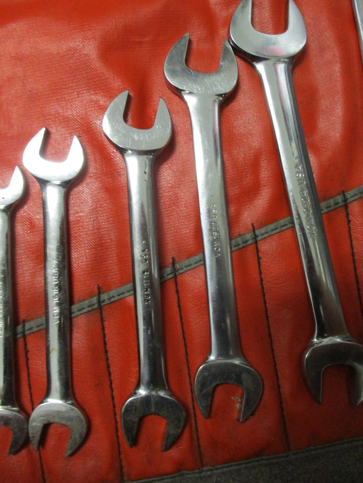 Snap on 11pc VOM Series 6mm to 32mm Double Open End Wrench Set USA