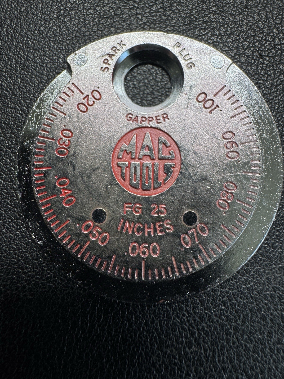 NEW OLD STOCK VINTAGE MAC Tools FG-25 Spark Plug Gapper & Gap Feeler Gauge USA