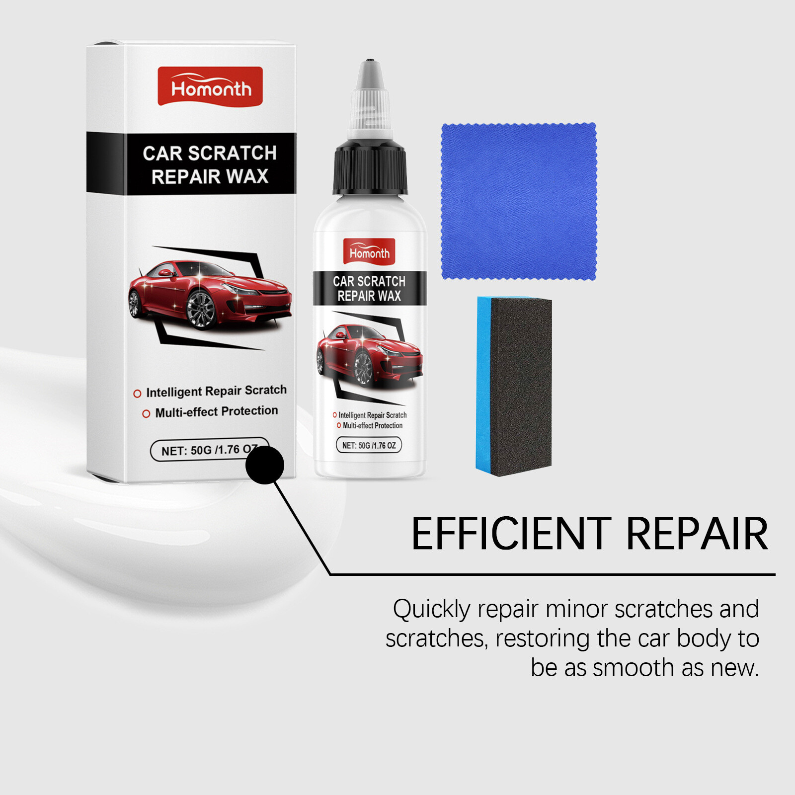 3X Auto Car Scratch Remover Kit for Scratches Repair Wax Ultimate Paint Restorer