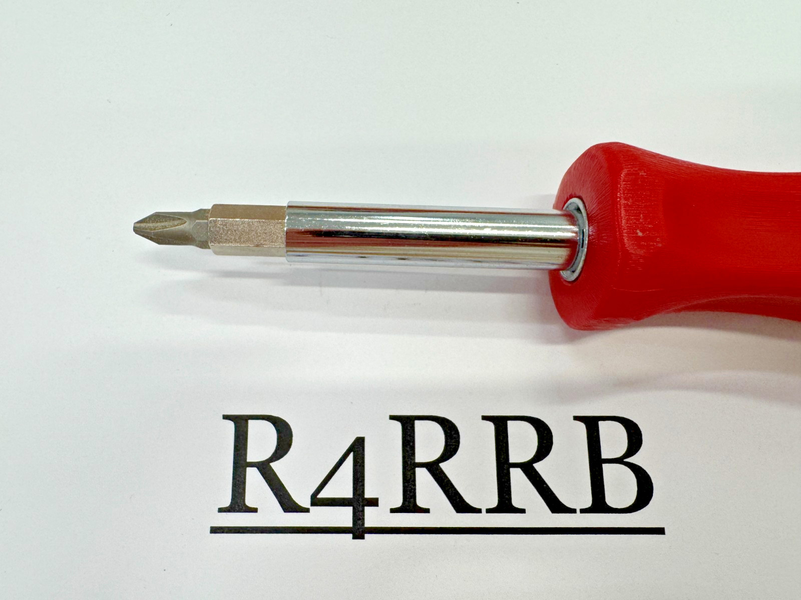 Snap-on Tools NEW RARE RED Hard Grip Reversible Blade Screwdriver Set SPP1802