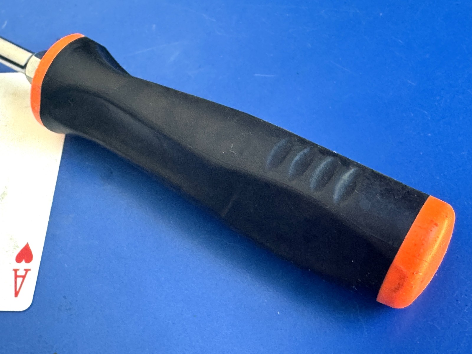 Snap-on Tri-Lobe Orange Soft Grip Flat Tip 5/16″ new blade 11″ Screwdriver SGD6A