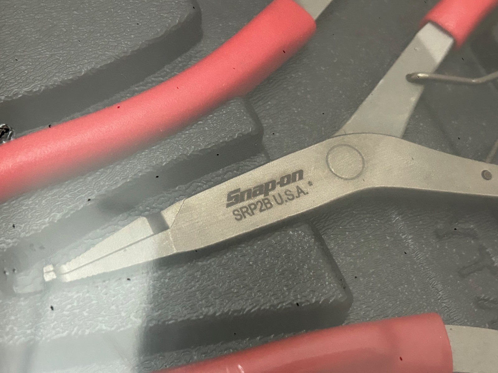 Snap-on srp400b 4 pc. snap ring plier set srp1c,srp2b,srp3b,srp5b sealed set