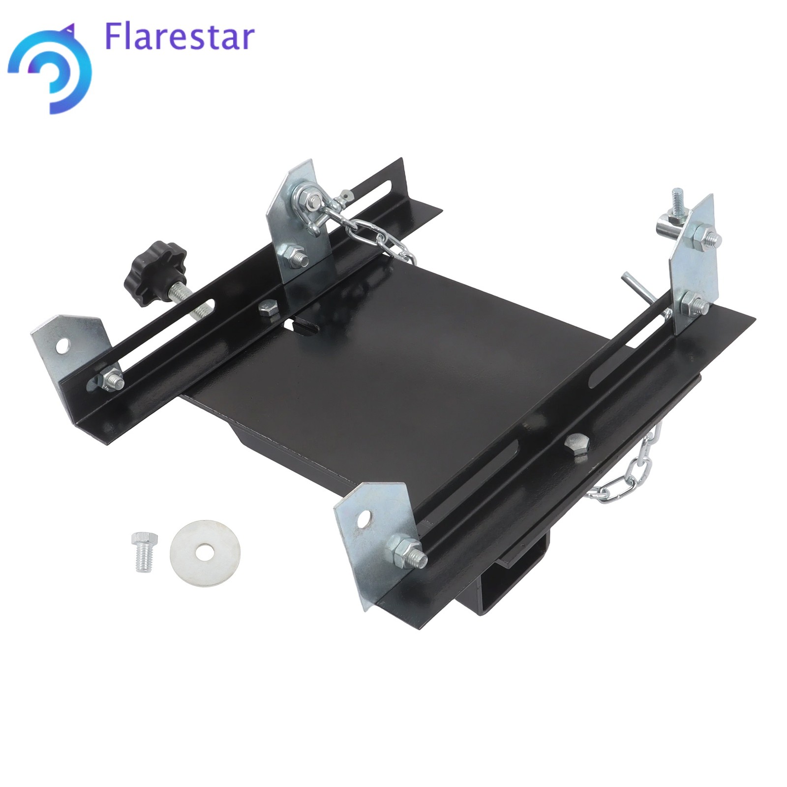 Black 1/2 ton 1100lbs Transmission Floor Jack Adapter for Vehicle Repairs