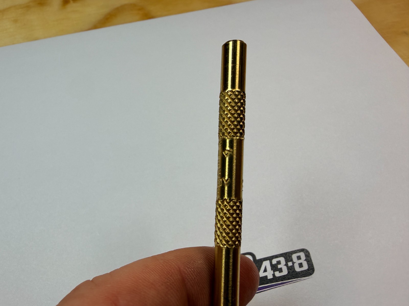 Snap-on Tools USA NEW 4″ Length 1/4″ Brass Drift Punch PPB4.58