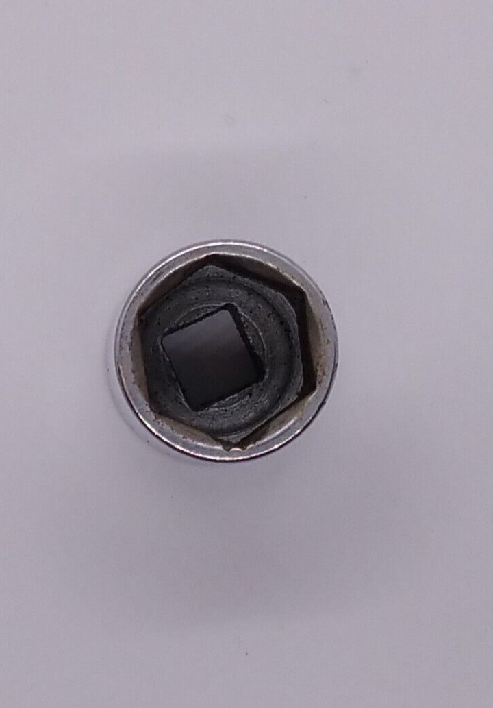 Vintage Craftsman 1/4″ Drive 1/2″ 6 Pt Shallow Socket SAE With Line VV 43499 USA