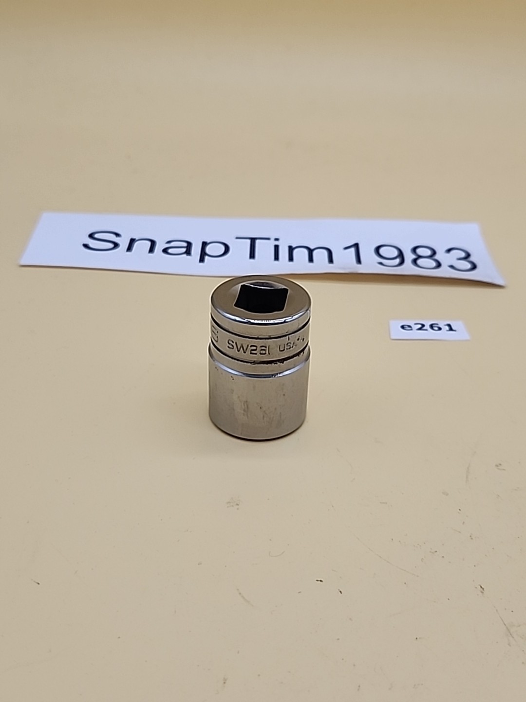 Snap-on Tool SW261 – 13/16″ SAE Shallow Socket 1/2″ Drive 12 Pt USA