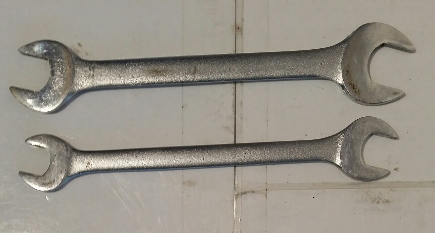 Pro America USA 2620 2624 5/8″ 11/16″ 3/4″ 7/8″ DOUBLE OPEN ENDED END WRENCHES