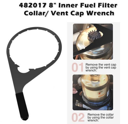 482017 8″ Fuel Filter Collar Vent Wrench for Davco Fuel Pro 482/483/485/487/488